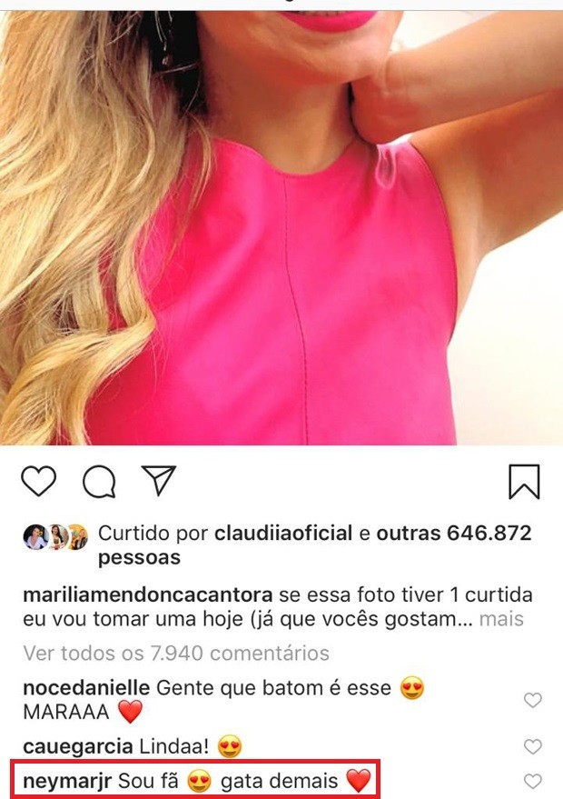 b9be3053 c1a9 4568 8d4b 883876a72fd5 MARÍLIA MENDONÇA POSTA FOTO E NEYMAR ELOGIA: "GATA DEMAIS" b9be3053 c1a9 4568 8d4b 883876a72fd5