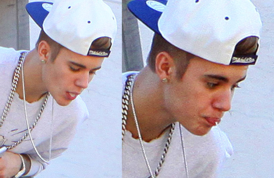 cuspe justin bieber0 7 celebridades que atacaram seus próprios fãs cuspe justin bieber0