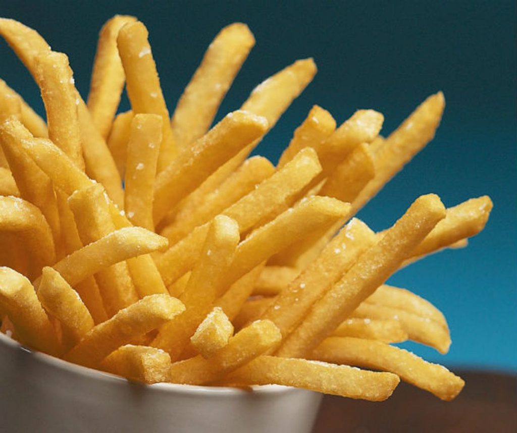 Batata Frita Adolescente fica cego por causa de alimentação à base de batatas fritas Batata Frita